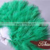Christmas Occasion Chinese Feather Hand Fans And Turkey Feather Fan For Wedding Decoration thumbnail-6