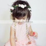 New Fashion Wholesale Kids Baby Girls Flowers Headband Floral Headwear Hair Band Head Piece Accessories wh-1780