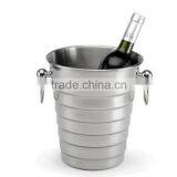 Populary Stainless Steel Champagne Bucket Wine Cooler Ice Bucket