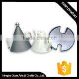 Black Cover Handmade Decorative Ceramic Teapot thumbnail-1