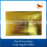 Fashion Golden Shining Waterproof Bags Custom Non Woven Bag thumbnail-1