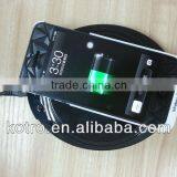 Black Round QI Wireless Charger for All Qi Standard Phones