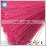 Shiny pink PP plastic fiber synthetic bristle for household brush
