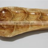 China Supplier Hot Sale Wooden Root Hand Snacks Carved Platter Fruit Platter