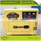 Low Noise Single Phase 5kw Portable 220V Generator With Soundproof and 4 Wheels thumbnail-3