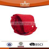 Bright Red Women Garment Fabric Handbags thumbnail-2