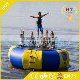 New Round Water Air Bouncer With Spring Structure Inflatable Water Trampoline for Sale thumbnail-3