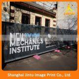 2016 High Quality Mesh Fence Polyester Scrim Banner Block Out Flying Banner With Custom Printing for Advertising