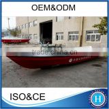 CE approved v-hull rescue boat fiberglass boat hulls for sale