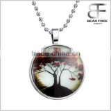 Glowing Tree of Life Glow in the Dark Pendant Necklace Chain Luminous Necklace