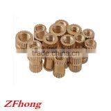 brass knurled insert nut M1 M1.2 M1.4 M1.6 M2 M2.5 M3 M4 M5 M6 M8 M10