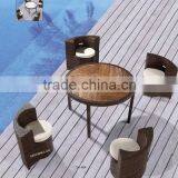 Outdoor Furniture Aluminum Frame With PE Rattan Weaving Exhibition 2011new
