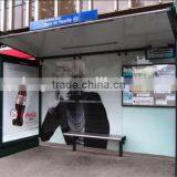Modern Style Aluminum & Stainless Steel Outdoor Bus Stop Station in Popular Design thumbnail-1