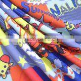 Cartoon 4 Way Stretch Lycra Spadex Giraffe Print Fabric thumbnail-3