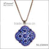 Fashion Square Pendant Necklace OEM&ODM Accept