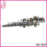 Manufacture Wholesale Diamante Butterfly Beak Hair Clips thumbnail-1