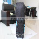 HEAVY DUTY High Quality Foldable Bicycle Transport Case Travel Bike Bag With Wheels Black thumbnail-2