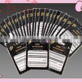 25 Sheets Fabulous Lace Black White Nail Art 3D Sticker Tips HN1204 thumbnail-1