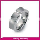 China Factory Wholesale jewelry ring titanium gemstone