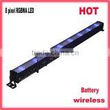WLED 1-17 HOT 240 Pcs 10mm Rgbwa Leds Wireless Wall Wash Bar Dmx dj Party Light Wash thumbnail-4