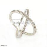 New Five-pointed Star Copper Zircon Diamond Ring For Girls thumbnail-6