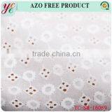 Hot Sale Simple Circular Holes 100% Cotton Woven Fabric Embroidery for Dress thumbnail-3