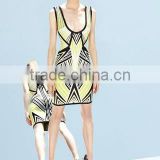 Brilliant colorful high quality hot sell party dress