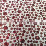 Colorful Circles Embroidery Dots Sequins Fabric thumbnail-3