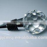 crystal red wine stopper for decoration