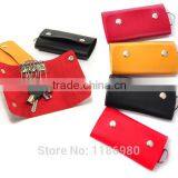 Key Case PU Leather Key Chain Accessory Wallet Pouch Bag Holder Men Women L thumbnail-1