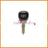 Plastic ABS transponder key blank case shell for toyota corolla transponder key blank case shell replacement with logo