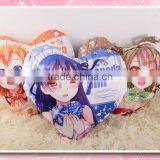 New Snow Miku Hatsune - Vocaloid Anime Heart Shaped Stuffed Japanese Plush Throw Pillow Cover GZF537 thumbnail-4