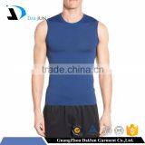 Daijun OEM Summer Men's Polyester Blue High Quality Wholesale Tank Top thumbnail-1