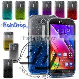 New Design Classical 3D Raindrops Gradient Color Style Transparent Hard PC Case For ASUS Zenfone Selfie Mobile Phone Case Cover