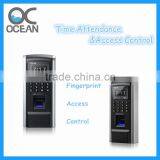 TCP IP RS485 RFID Reader Fingerprint Biometric Time Attendance System, Access Control System