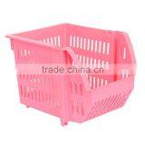 Colorful and Folding Plastic Storage Baskets for Daily Use thumbnail-4