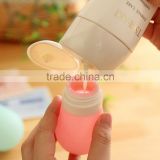 Mini Portable Washable Squeezable Silicone Travel Bottle travel container Shampoo Liquid Lotion Gel Cream Container