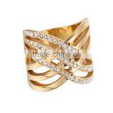 Wholesale American Solid Gold Plated Diamond Solitaire Ring Jewelry thumbnail-6