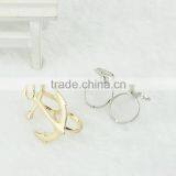 Fashion Jewelry Boat Anchor Dual Silver Ring thumbnail-4