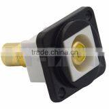 D Type Keystone RCA Connector Yellow Inner Color thumbnail-1