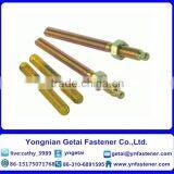Chemical Anchor, Electro Galvanized Wedge Anchor, Yellow Zinc Plated/blue White Wedge Anchor thumbnail-5