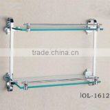 Bath Accessory-OL-1612 Glass Bath Shelf