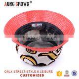 Custom Leather Patch Bucket Cap thumbnail-5