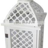 Good Looking Set of 2 Wooden Lanterns thumbnail-4