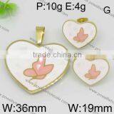 Hot Selling Heart Style Gold Color Jewelry Set From China Suppliers Jewelry thumbnail-2
