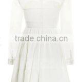 White Plain Lace Irregular Sleeveless Dress White Dresses for Women Dress Fashion thumbnail-4