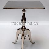 Aluminum square table, metal table, home decoration