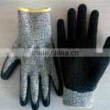EN388 pu or Latex Coated HPPE Anti Cut Work Gloves thumbnail-1