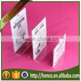 High Quality 6" Acrylic Desktop Menu Holder Stand Broucher Holder,Clear Colour thumbnail-2