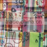 Plain White Madras Cotton Patchwork Handmade Pure Fabric thumbnail-1